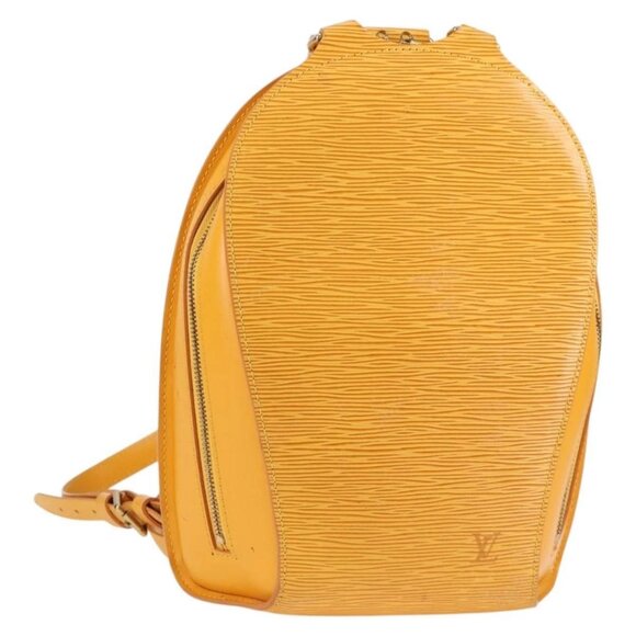 LOUIS VUITTON Epi Mabillon Backpack Yellow M52239 LV Auth 136925 - Picture 1 of 16